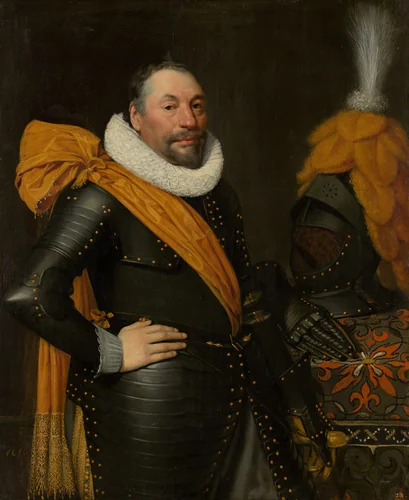 Portrait of an Officer by Jan Anthonisz. van Ravesteyn, painting, 1616