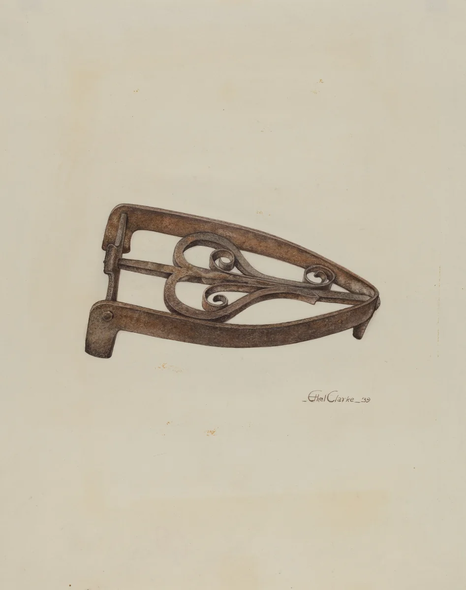 Trivet by Ethel Clarke, index of american design, 1939