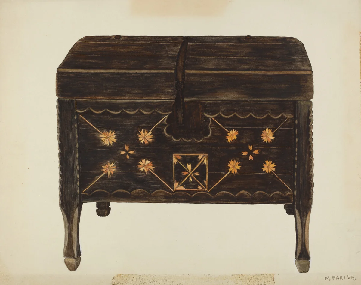 Chest by Margery Parish, index of american design, 1938