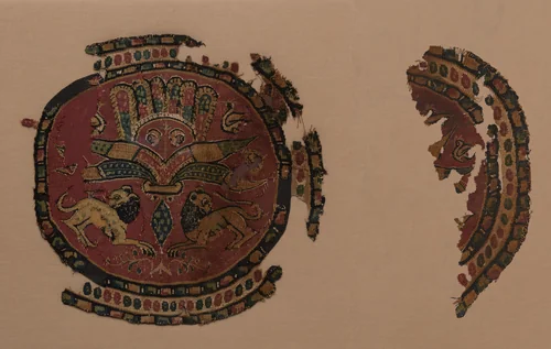 Lions from a Tunic by Unknown, textile, 750-850