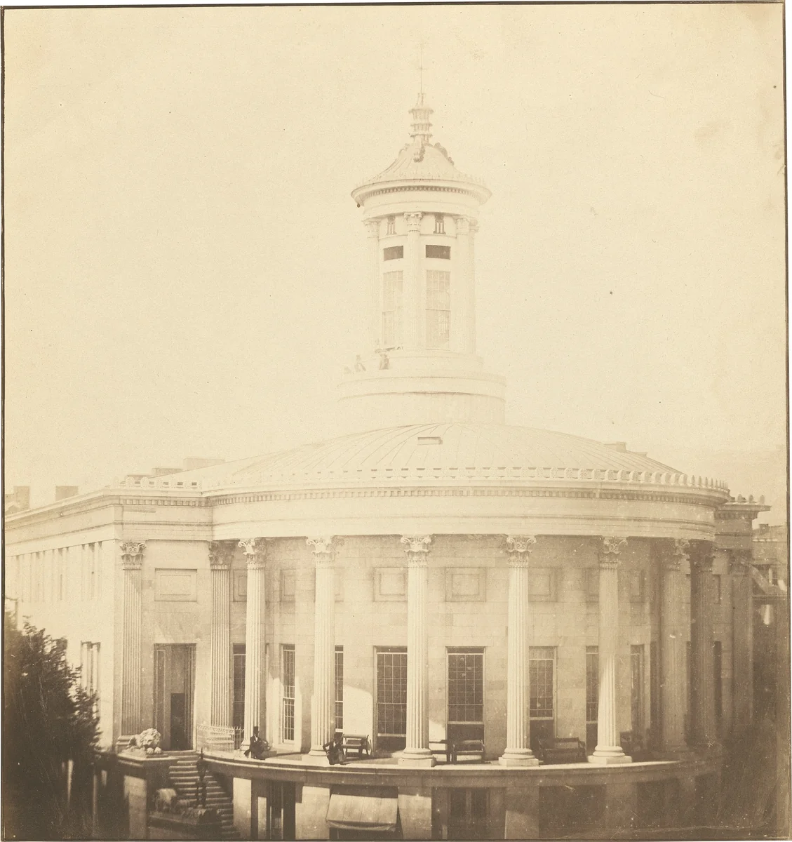 Merchants' Exchange, Philadelphia by Frederick Langenheim; William Langenheim, photograph, 1849