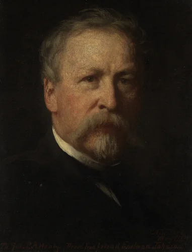 Self-Portrait by Eastman Johnson, painting, 1889