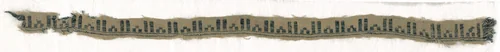 Fragment (Border) by Egypt, textile, 969-1171