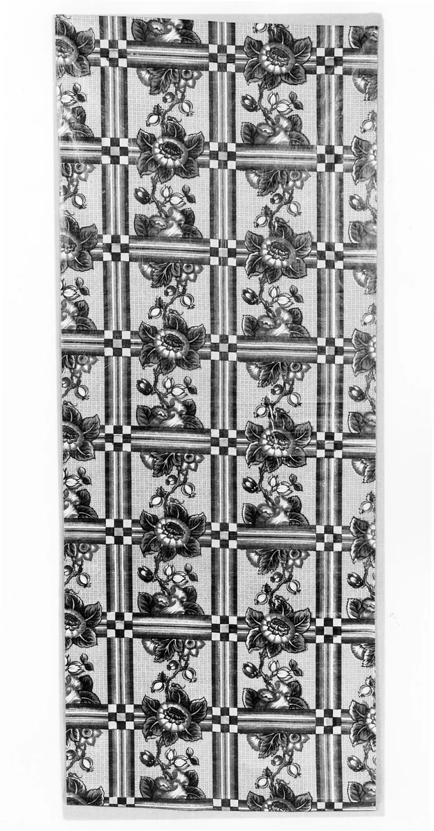 Panel by England, textile, 1835-1845