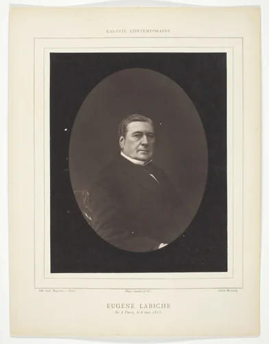 Eugène Labiche by Ferdinand J Mulnier, photograph, 1871-1879
