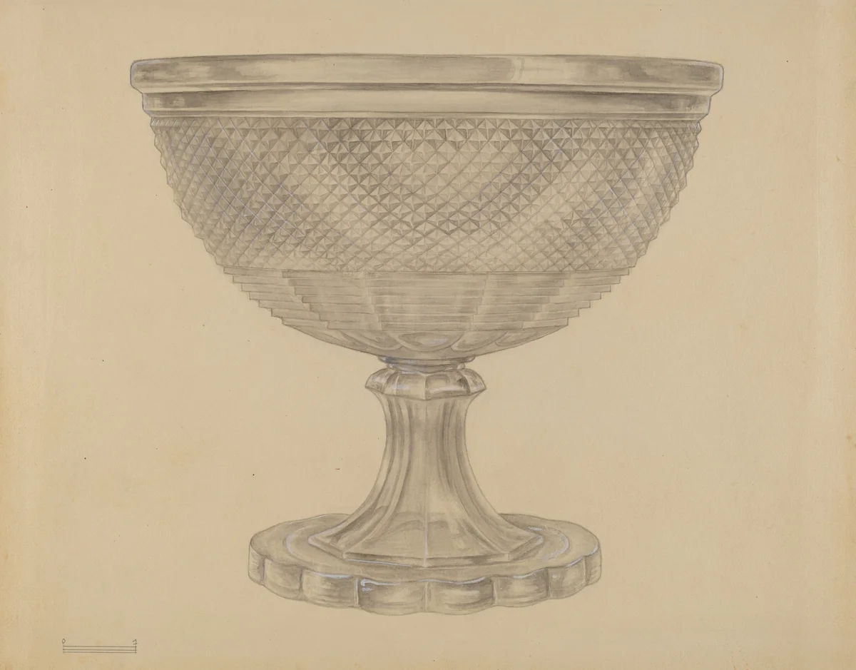 Compote by Gertrude Lemberg, index of american design, 1935-1942