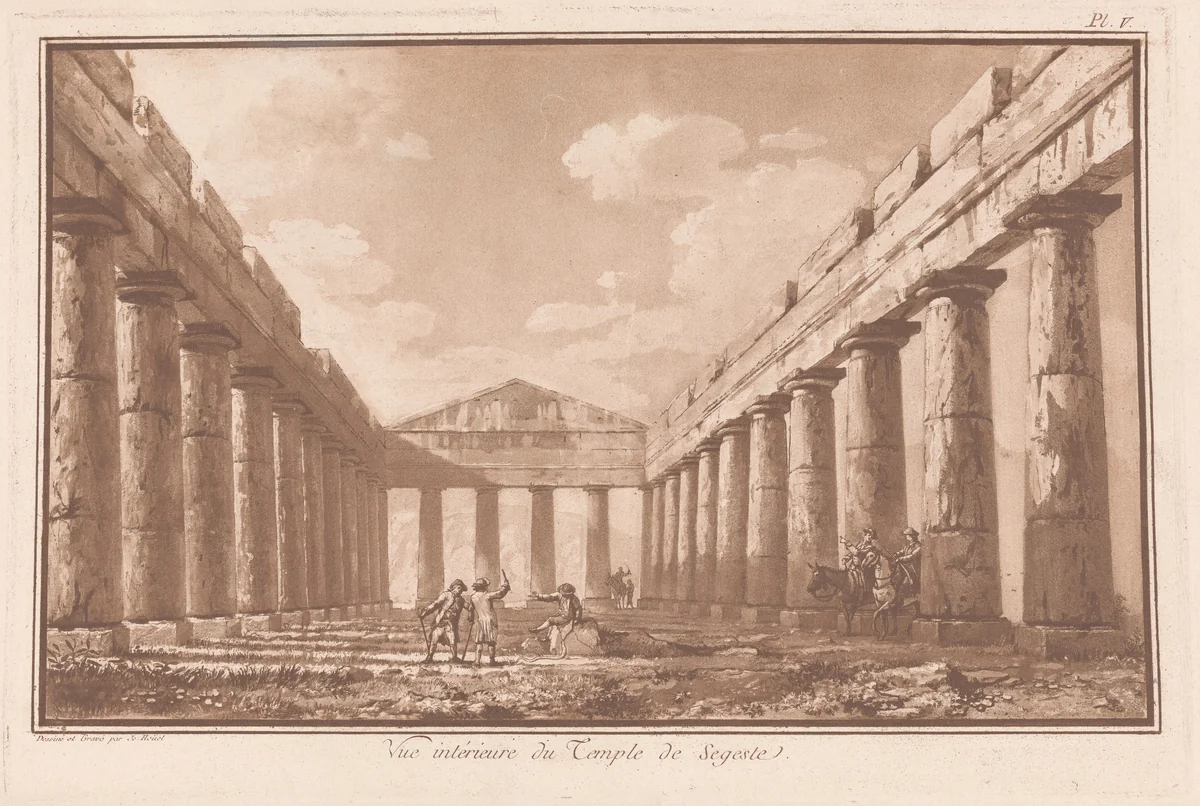 Voyage Pittoresque des Isles de Sicile, de Malte et de Lipari (vol. 1) by Jean-Pierre-Louis-Laurent Hoüel, volume, 1782