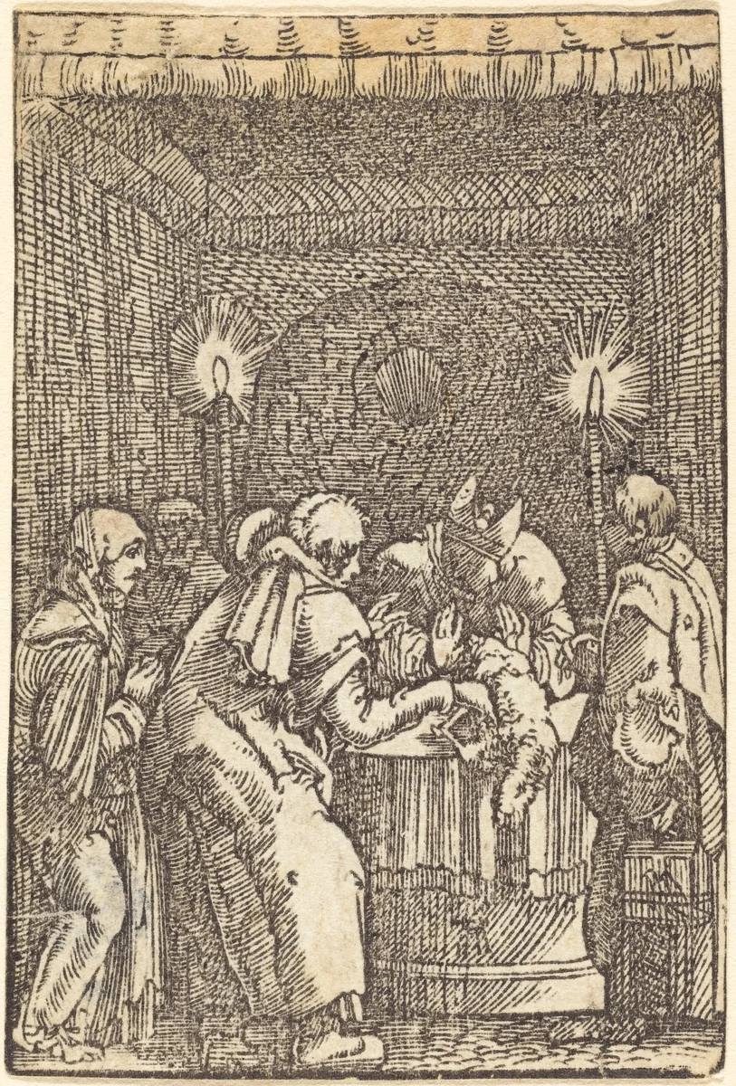Joachim's Offering Refused by Albrecht Altdorfer, print, 1513