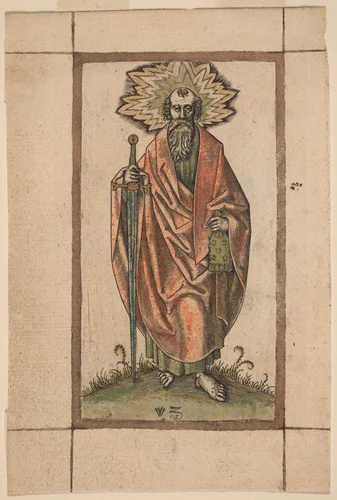 Saint Paul by Master WZ, print, 1500-1549