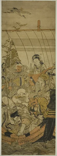 The Treasure Ship by Kitao Shigemasa (北尾重政), print, 1773-1783