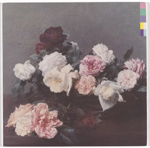 Album cover for New Order, Power, Corruption & Lies by Peter Saville, design, 1983