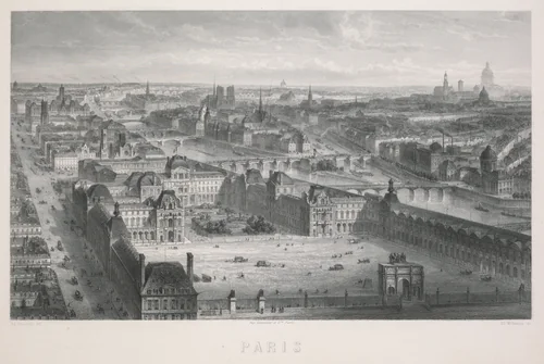 Paris by Adolphe Rouargue, print, 1830-1855