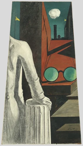 The Serenity of the Scholar by Giorgio de Chirico, painting, 1914