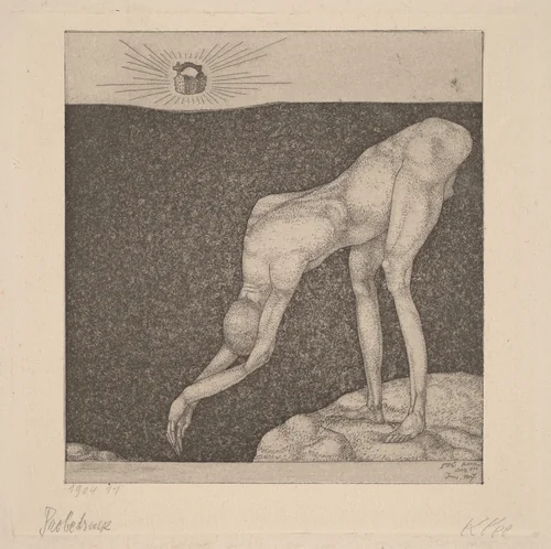 The Monarchist by Paul Klee, print, 1904