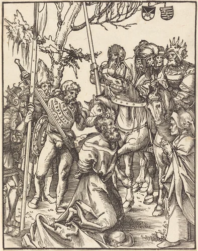 Saint James the Greater by Lucas Cranach, print, 1472-1553