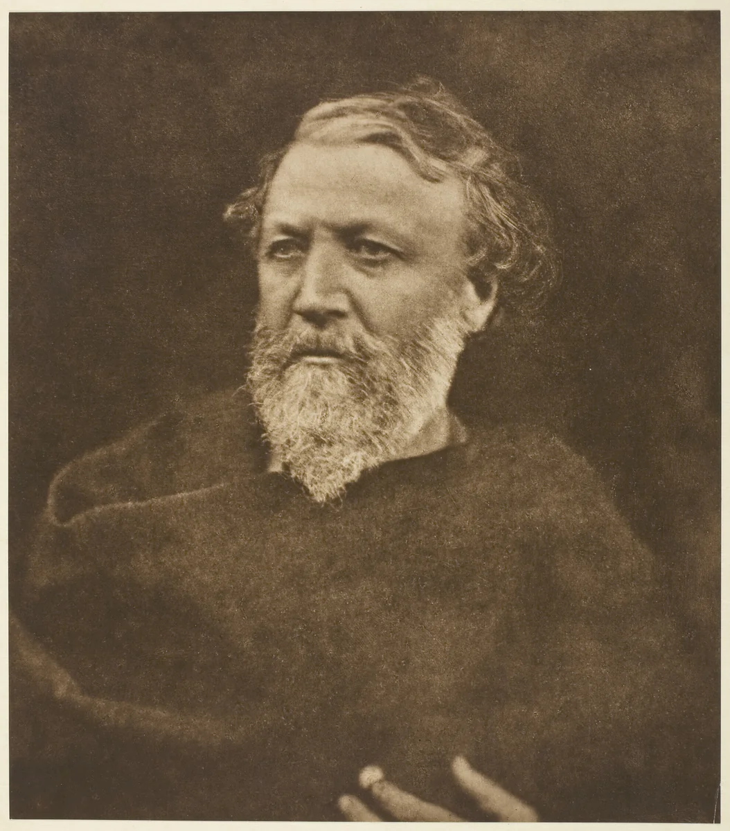 Robert Browning by Julia Margaret Cameron, print, 1865