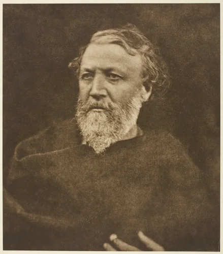 Robert Browning by Julia Margaret Cameron, print, 1865