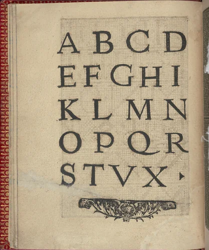 Ce est ung tractat de la noble art de leguille ascavoir ouvraiges de spaigne... page 8 (recto) by Willem Vosterman, book, 1527-1540