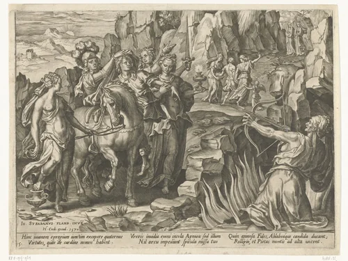 Kiezen van de deugd by Unknown, print, 1570