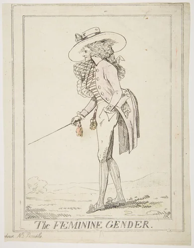 The Feminine Gender by Henry Kingsbury, print, 1787