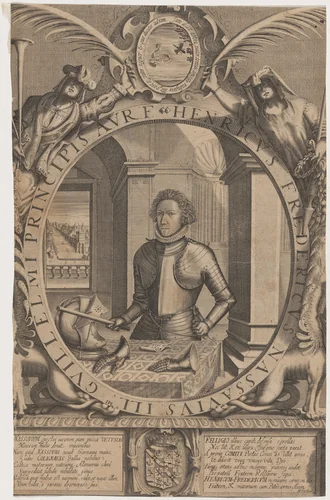 Frederick Henry of Nassau by Hugo Grotius, print, 1630