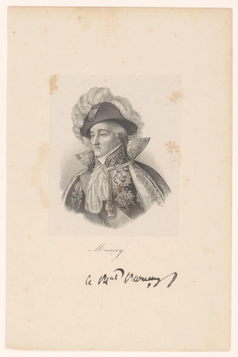 Portret van Bon-Adrien Jeannot de Moncey by anonymous, print, 1818-1842