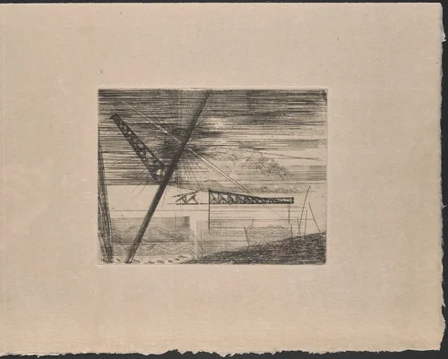 Memory of La Ciotat (Souvenir de La Ciotat) (plate, folio 30) from Hommage à Roger Lacourière by Louis Marcoussis, illustrated book, 1926