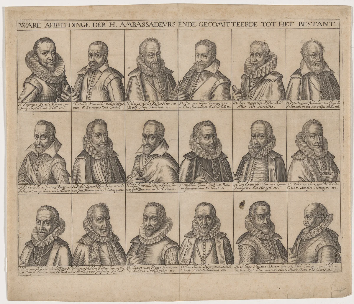 Dutch Ambassadors by Unknown 19th Century, print, 1800-1899