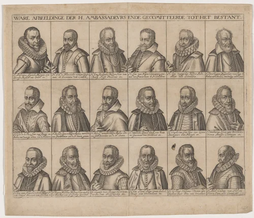 Dutch Ambassadors by Unknown 19th Century, print, 1800-1899