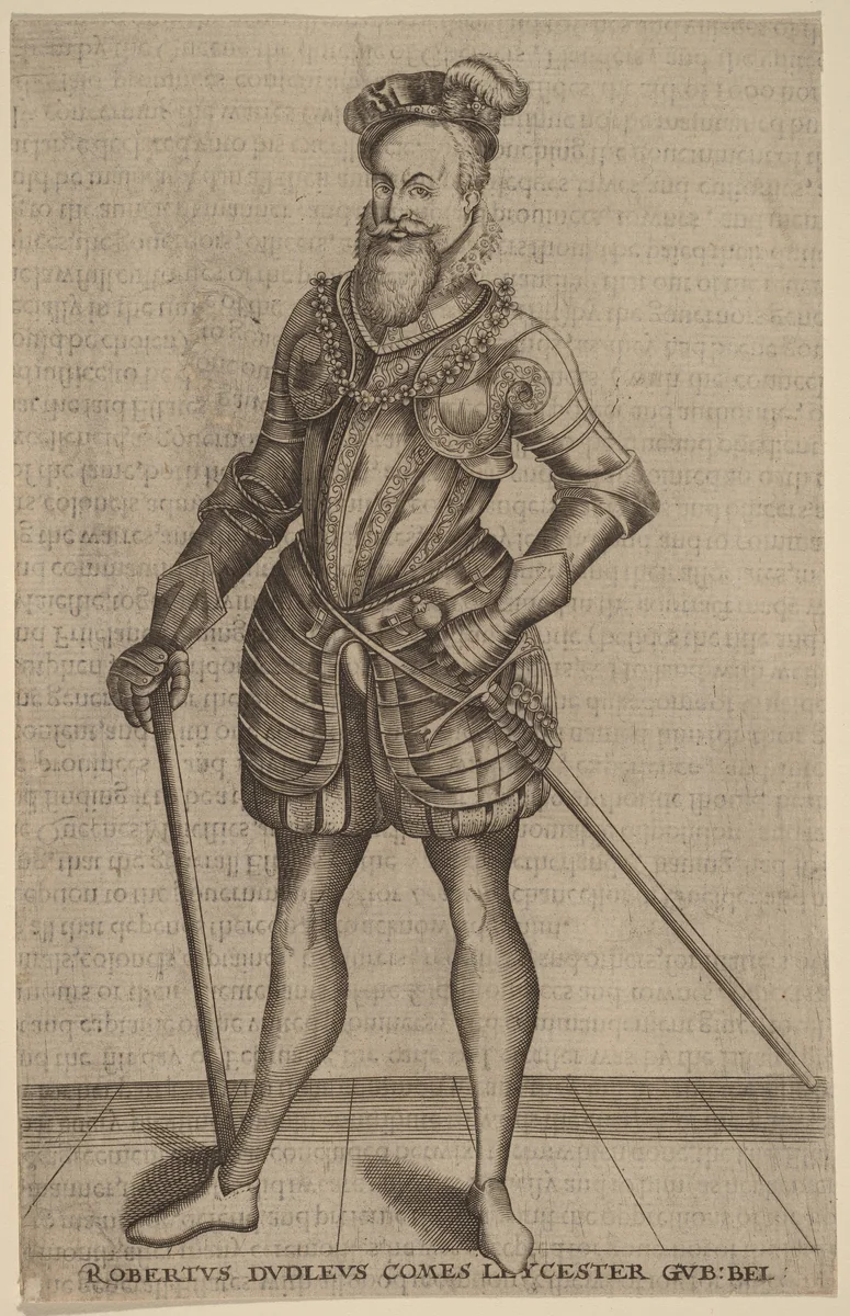 Robert Dudley, Earl of Leicester by Christoffel van Sichem, print, 1546-1624