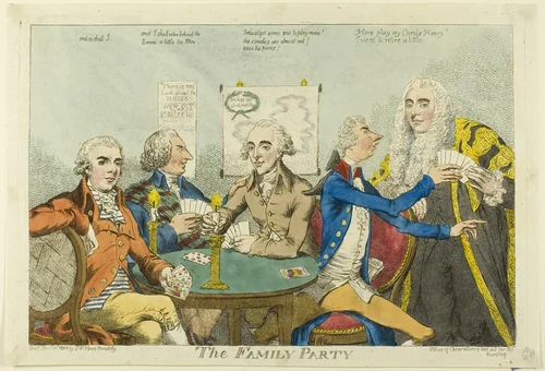 The Family Party by Charles Williams, print, 1801