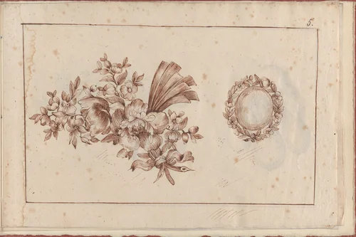 Joaillerie: Album of Jewelry Designs, Page 5 by anonymous, book, 1770