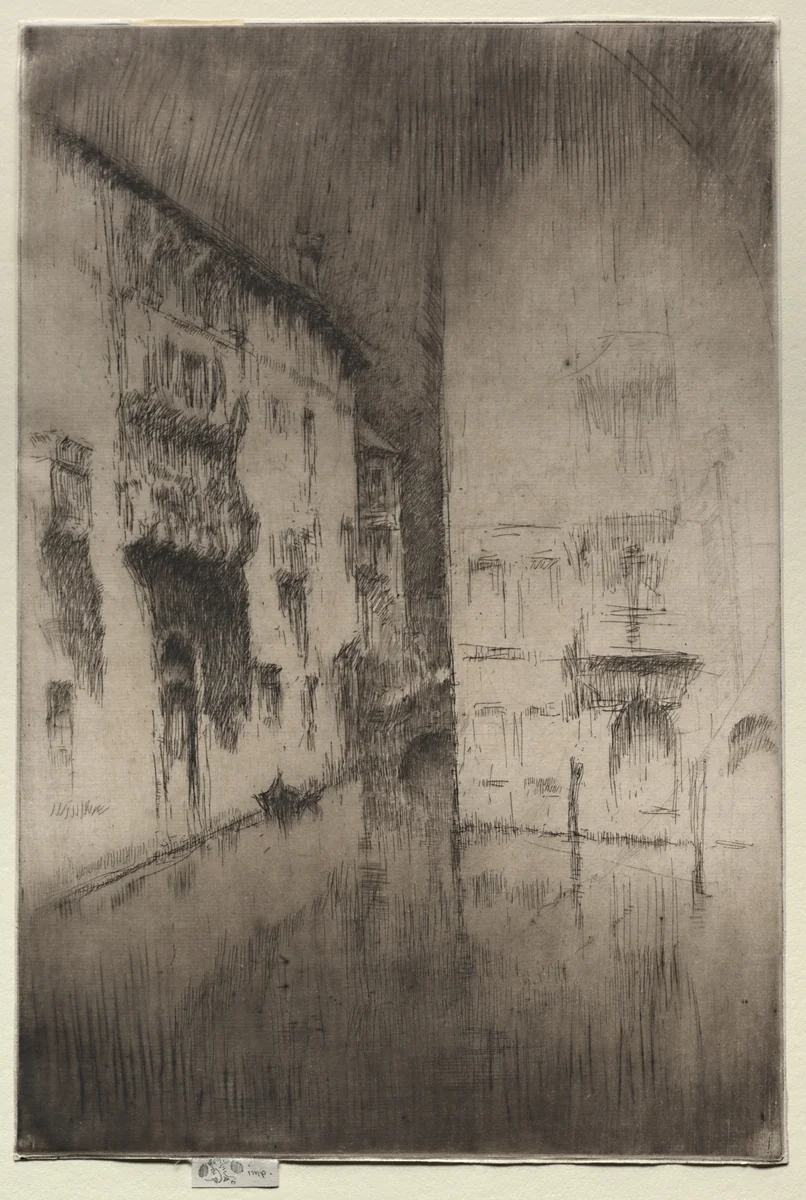 Nocturne: Palaces by James McNeill Whistler, print, 1886
