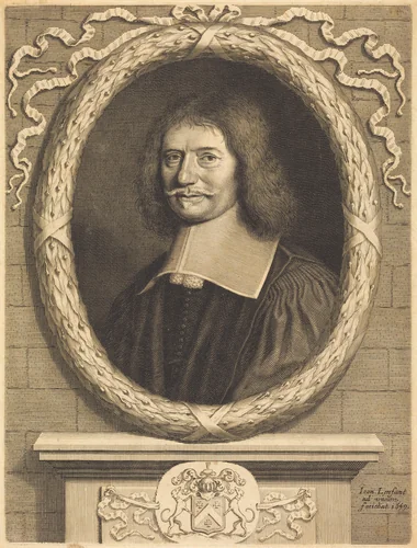 Portrait of an Unknown Gentleman by Jean Lenfant, print, 1649