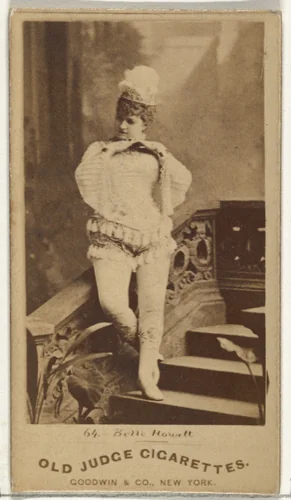 Bette Howett, from the Actors and Actresses series (N171) for Old Judge Cigarettes by Goodwin & Company, photograph, 1886-1890