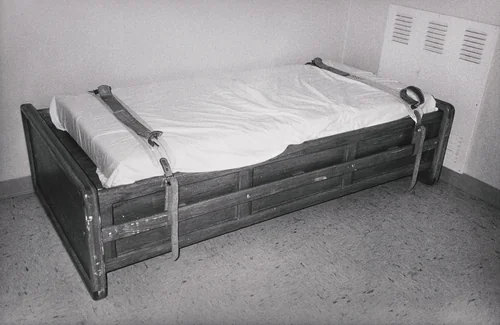 Psych Ward, McCauley's Institute by Jim Goldberg, photograph, 1987