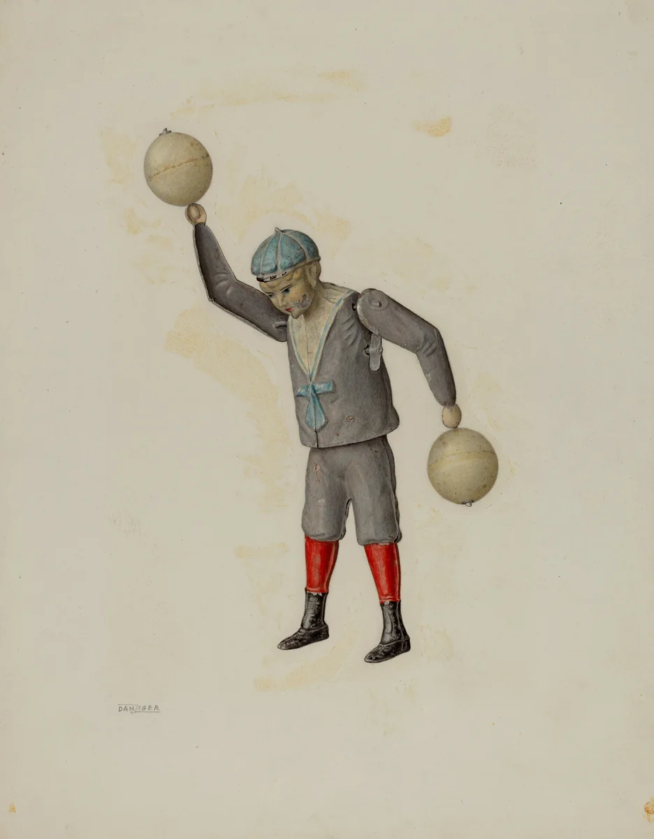 Mechanical Toy by Isidore Danziger, index of american design, 1937