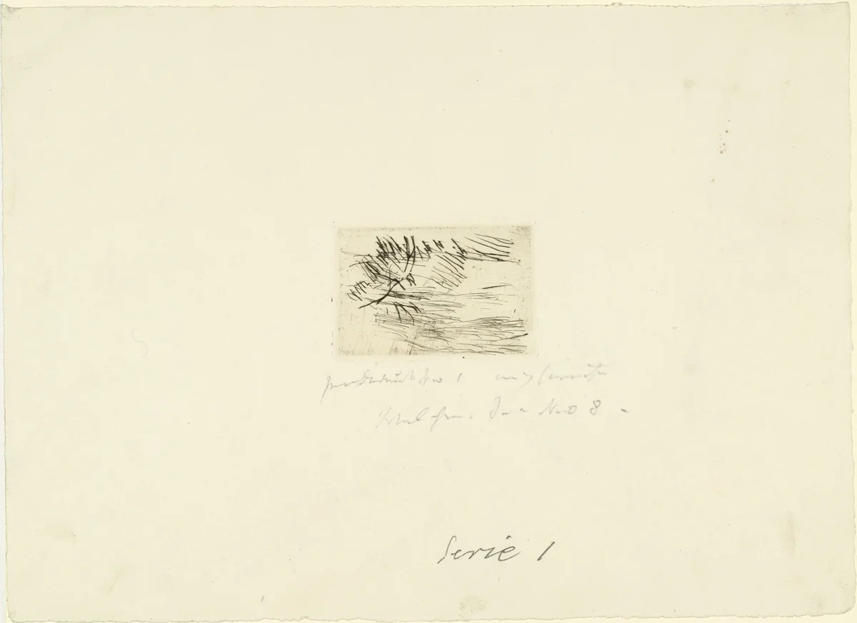 Walchensee by Lovis Corinth, print, 1923