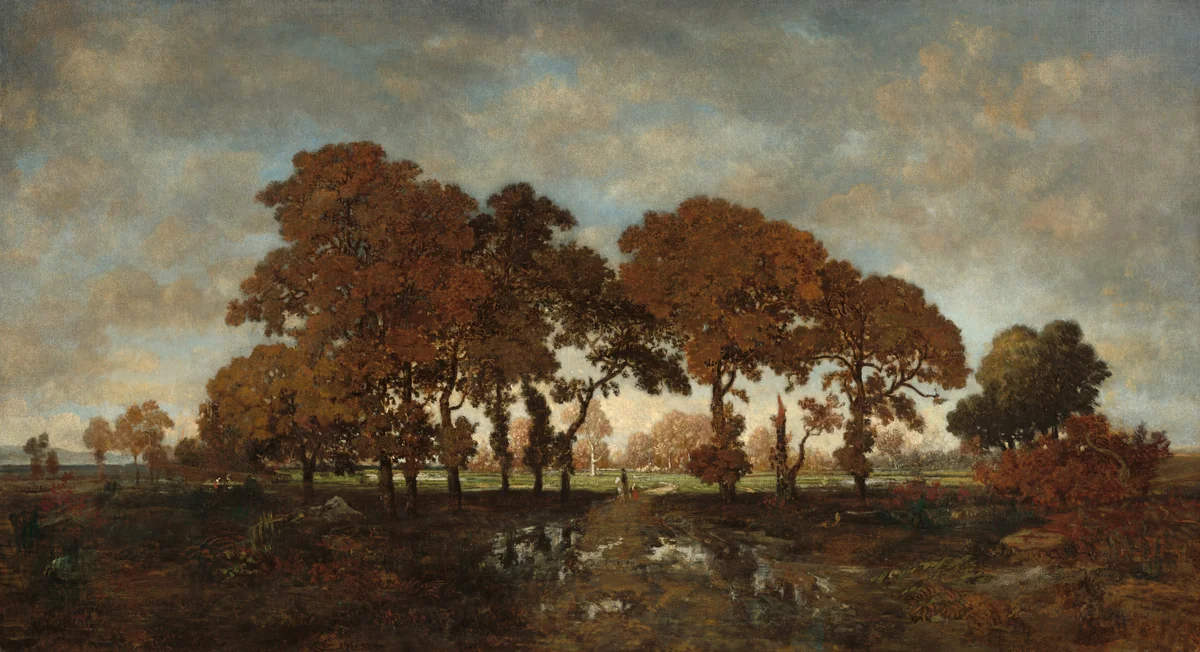 After the Rain by Théodore Rousseau, painting, 1850
