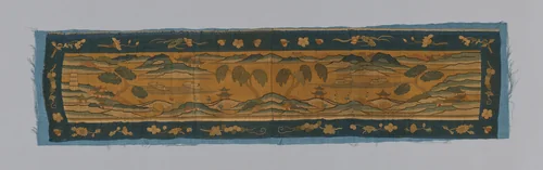 Valance by China, textile, 1875-1900