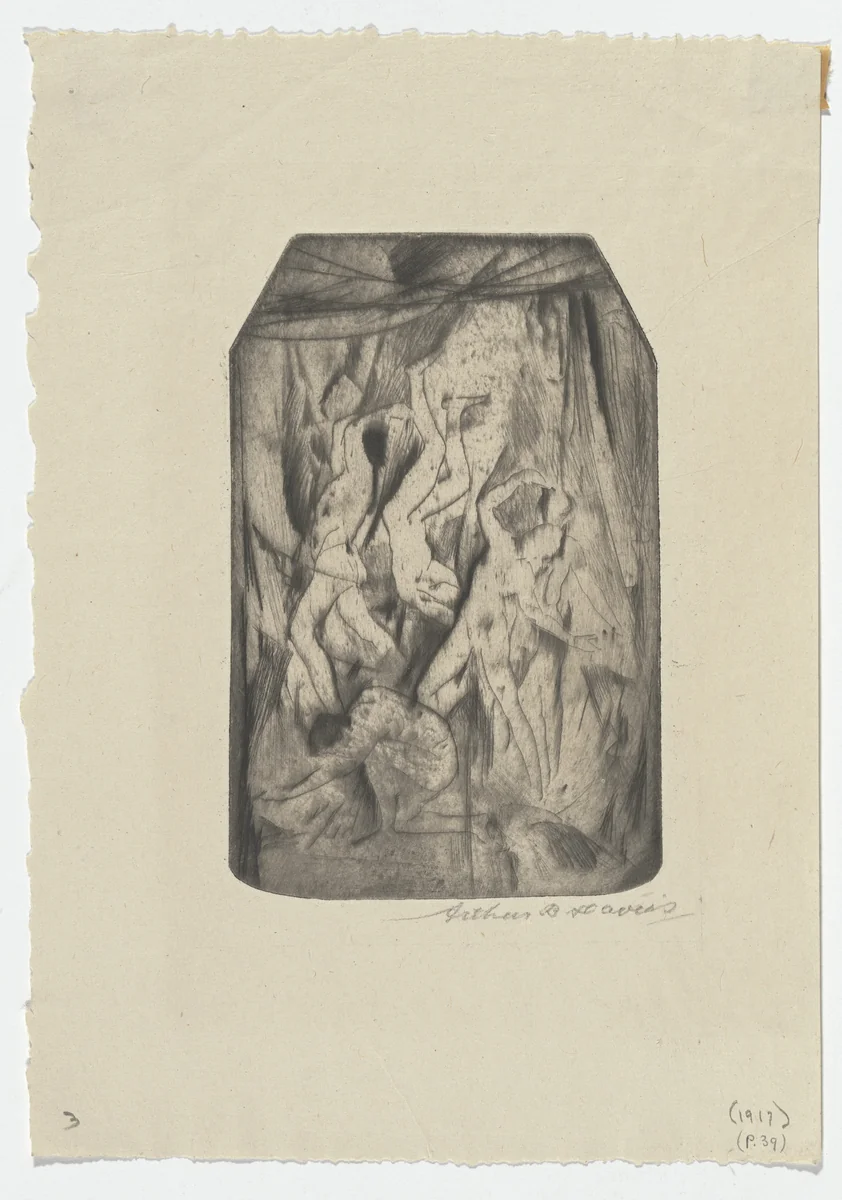 Aftermath by Arthur B. Davies, print, 1917