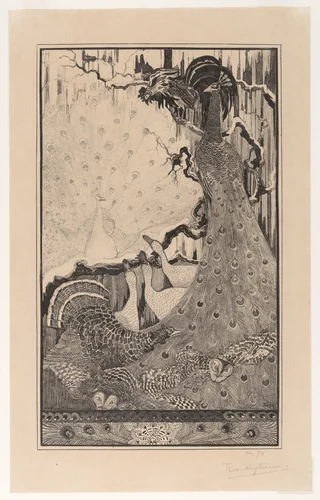 New Year (Nieuwjaar) by Theodorus van Hoytema, print, 1894