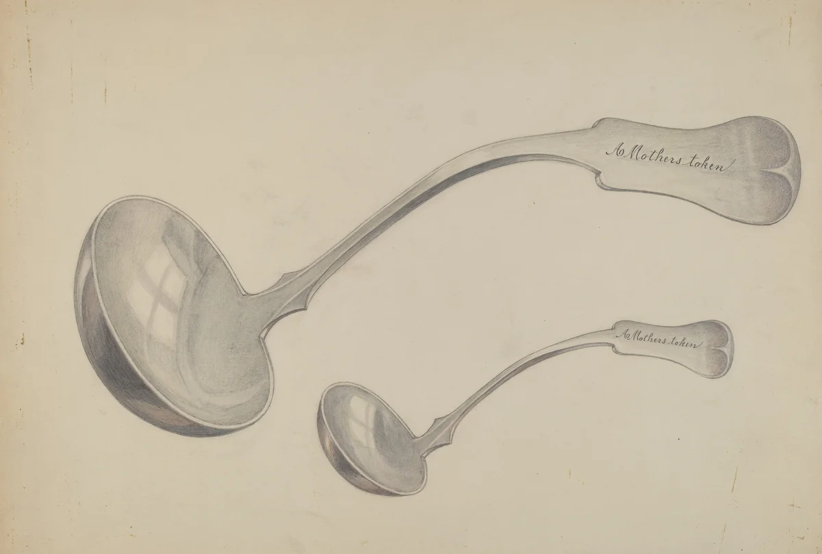 Spoon by Edith Towner, index of american design, 1937