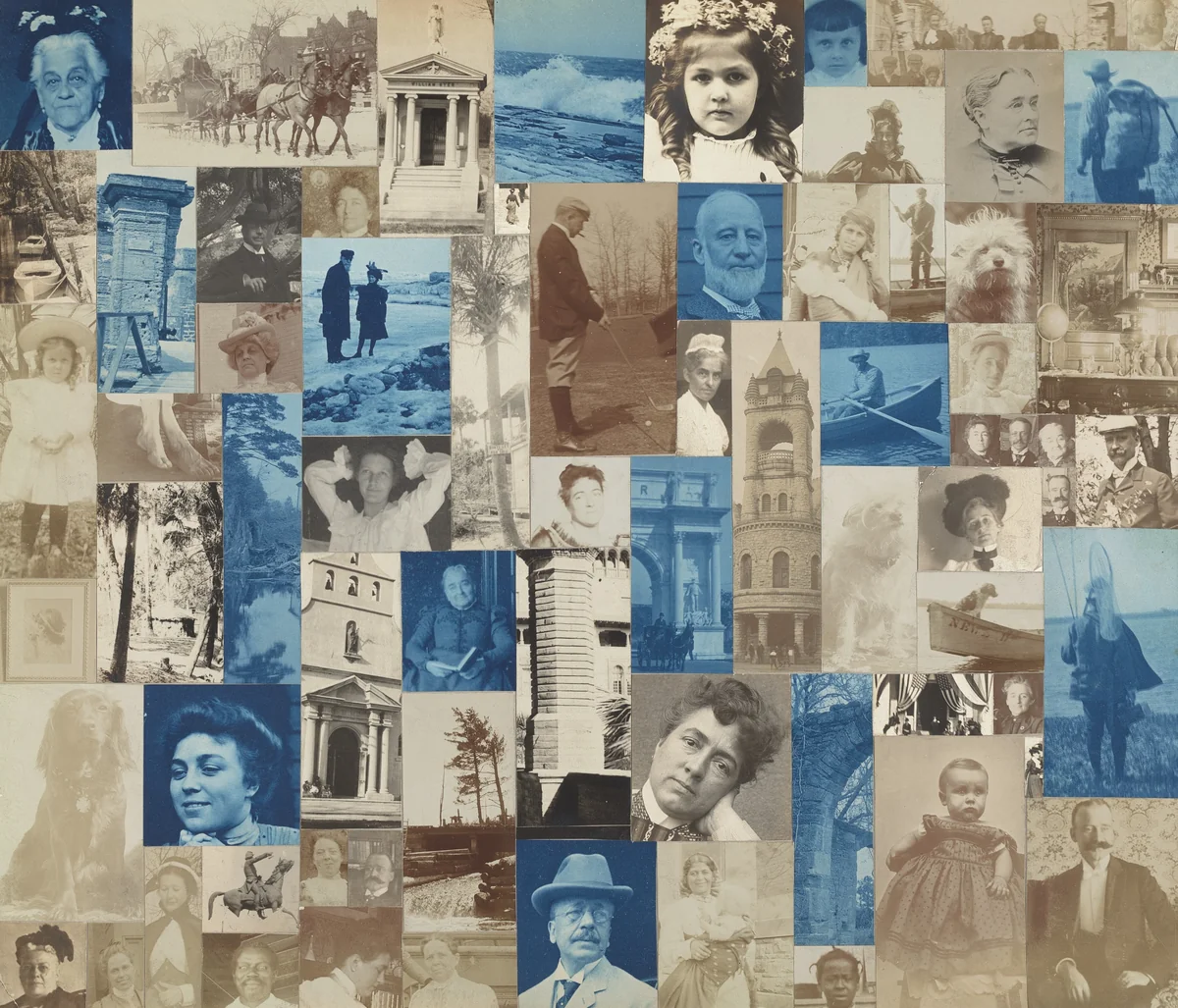 Photomosaic by American 20th Century, photograph, 1890-1910