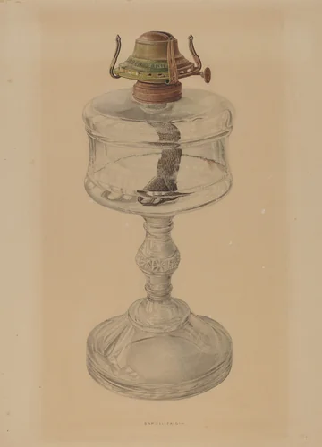 Table Lamp by Samuel Faigin, index of american design, 1935-1942