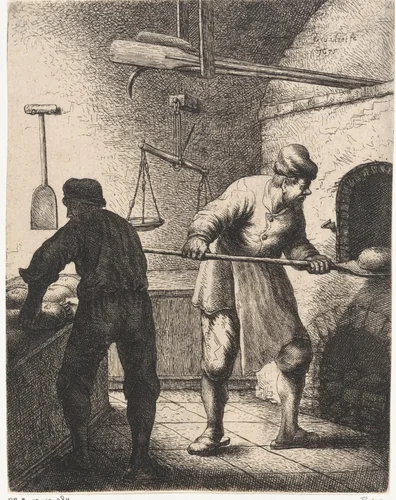 Bakker by Jan Gillisz van Vliet, print, 1635