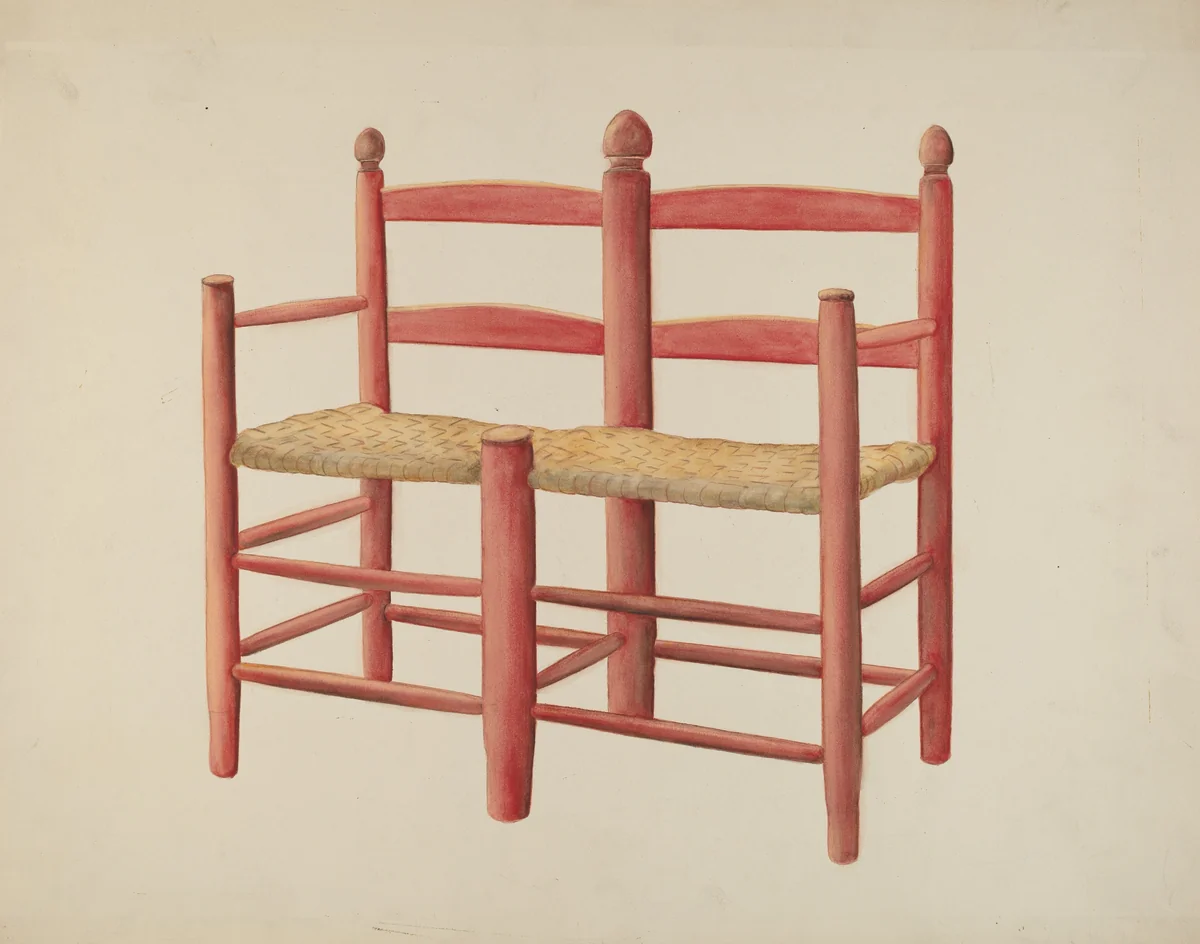 Wagon Seat by Manford Shattuck, index of american design, 1940