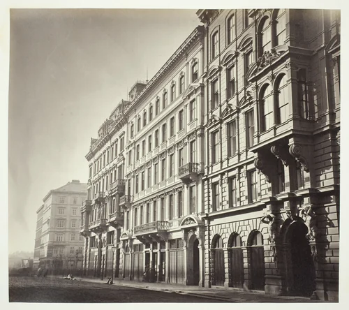 Operngasse No. 6, Zinshaus des Herrn M. Faber by Artist Unknown, photograph, 1860-1869