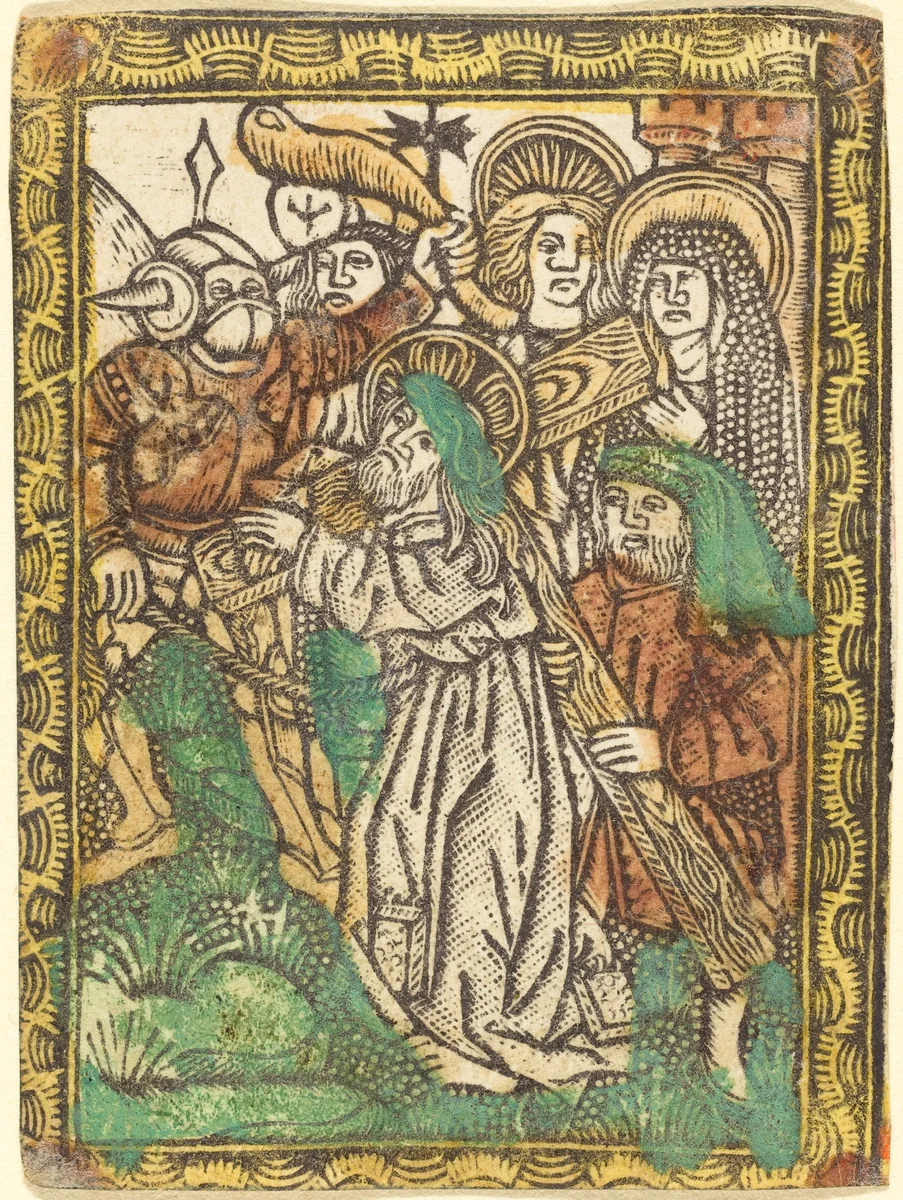 Christ Carrying the Cross by German 15th Century, print, 1470-1480