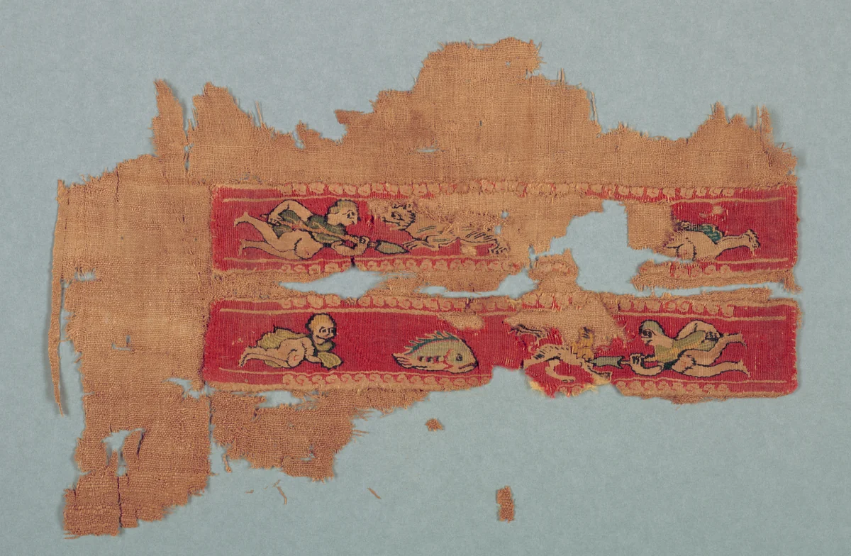 Fragment from a Child's Tunic: Sleeveband II by Unknown, textile, 600-799